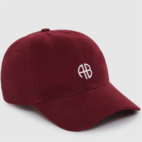 Anine Bing Jeremy Baseball Cap, Cabernet